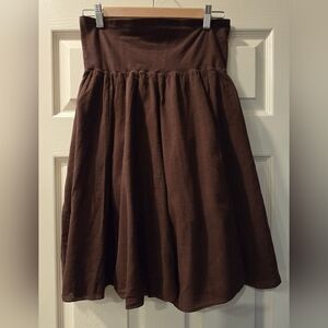 J Crew Brown Casual Skirt